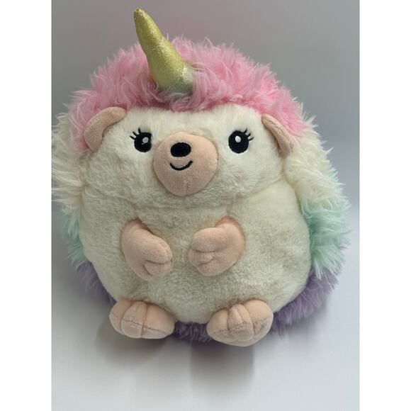 FAO Schwarz Glow Brights Hedgicorn Plush Light-Up Musical Unicorn Hedgehog Toy - Picture 1 of 6